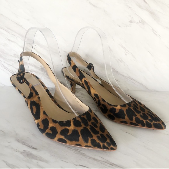 Marc Fisher Leopard Print Slingback 